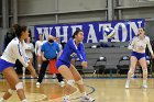 Volleyball vs Babson  Wheaton Women's Volleyball vs Babson College. - Photo by Keith Nordstrom : Wheaton, Volleyball, VB